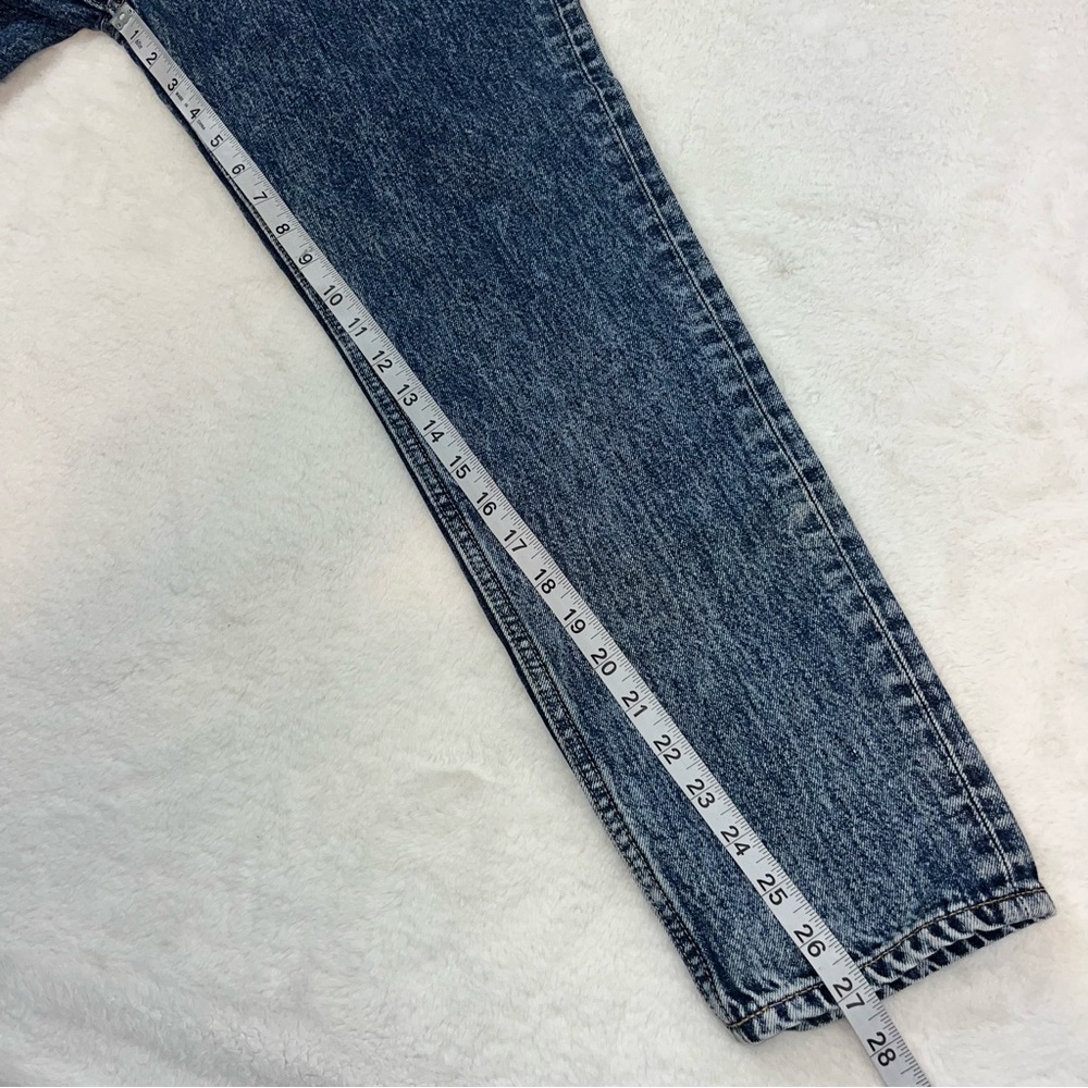 Moussy Vintage Acid Wash Boy Skinny Jeans‎ Size 27 High Rise Ankle Cropped - Picture 10 of 11
